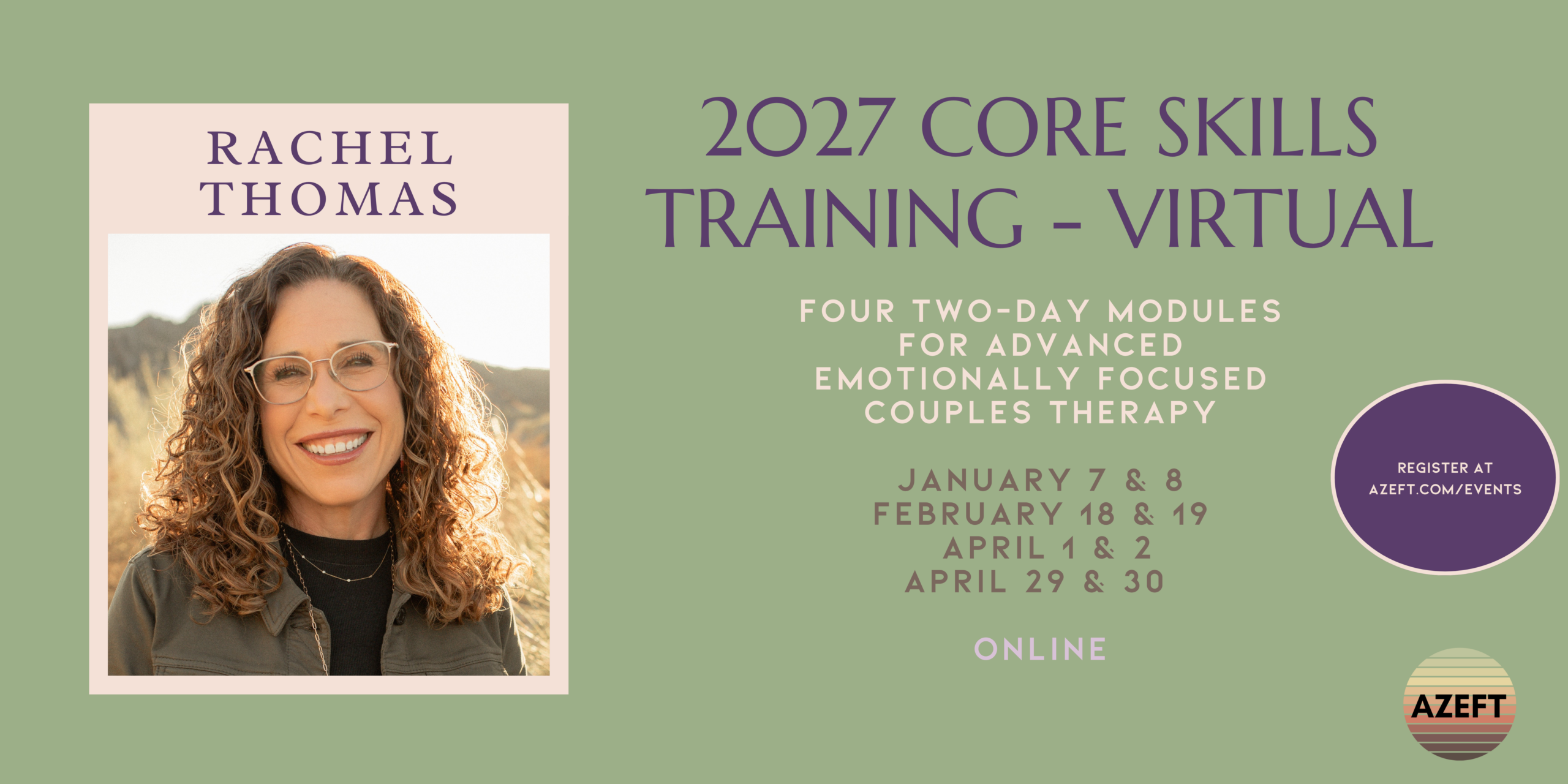 2027 Core Skills Virtual Training AZEFT